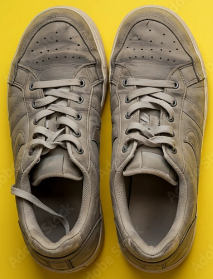 Shoes before cleaning